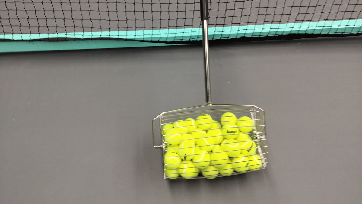 Stainless Steel Ball Picker Roller Retriever – Large-Capacity Tennis & Pickleball Ball Collector