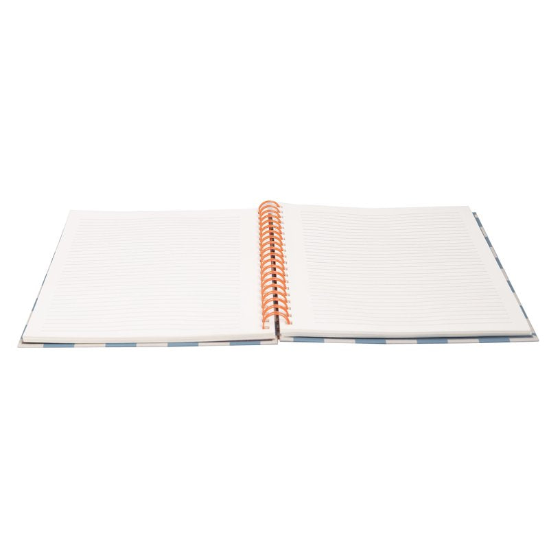 Floral Checkered Spiral Notebook - 8x10.5 College Ruled, Art & School