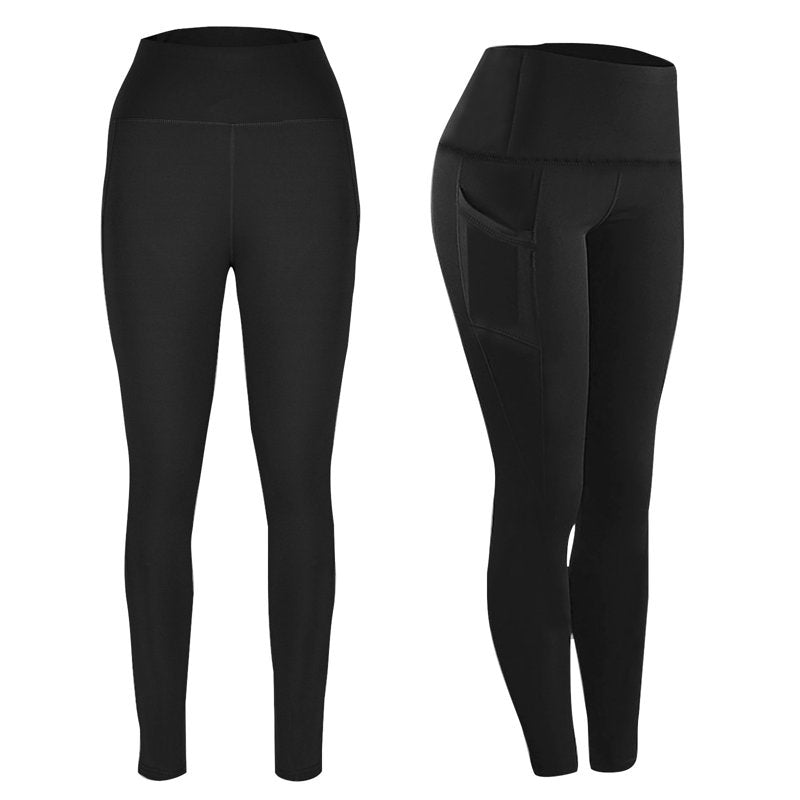 Women's Fitness & Yoga Leggings with Pockets - Plus Size Workout Pants