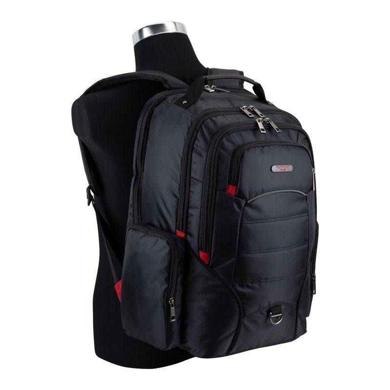 Unisex 19-Inch Tech Backpack with Laptop & Multiple Storage Pockets