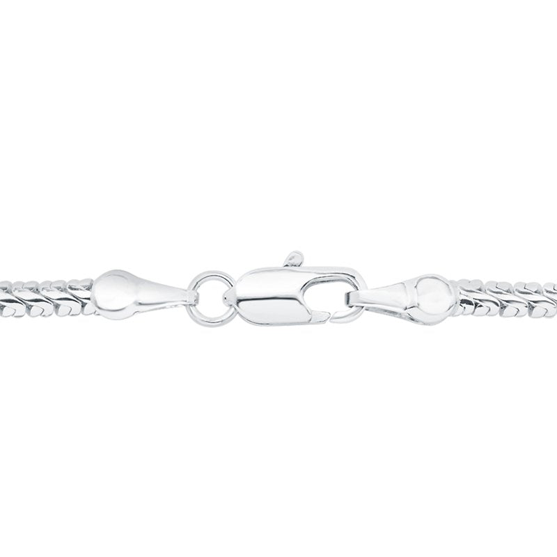 1/2 Ct Diamond Twisted Necklace in Silver Tone over Brass - 18 Inch