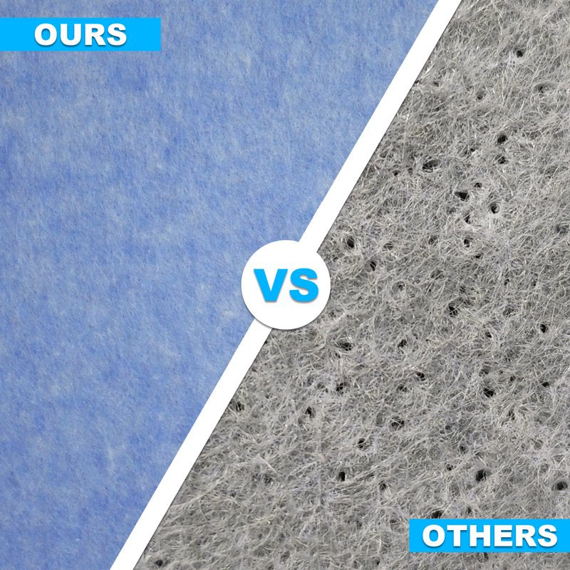 Large Felt Bulletin Board Tiles Set with Push Pins for Office Classroom Kitchen