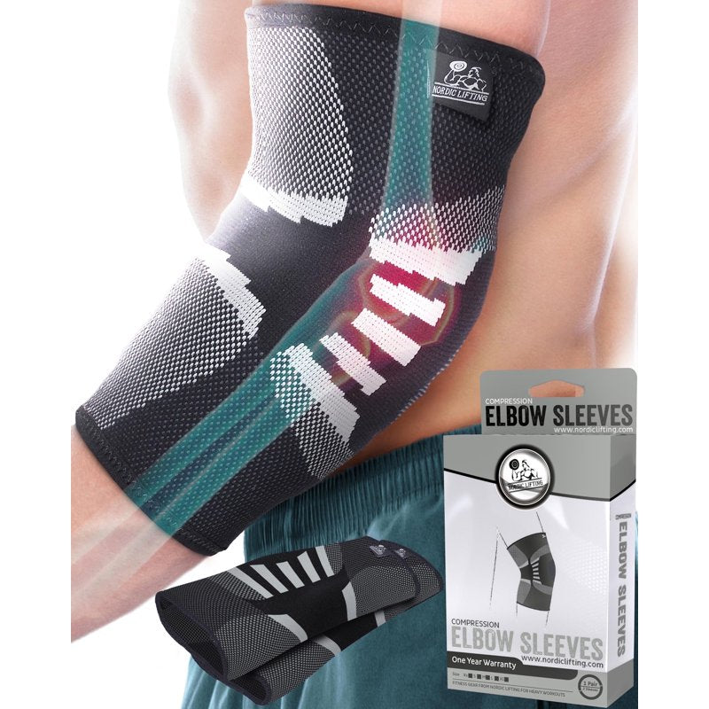 Elbow Support Brace for Tennis Golf & Weightlifting - Pain Relief & Recovery