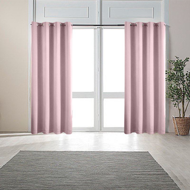 Blackout Thermal Insulated Curtains for Bedroom & Home Theater - Noise Reduction & Light Blockage