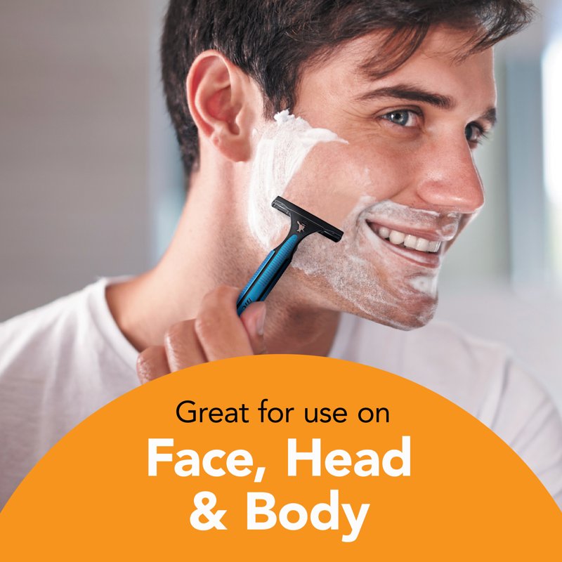 Men's Disposable Razor with 3 Blades - Pack of 8, 24 or 4