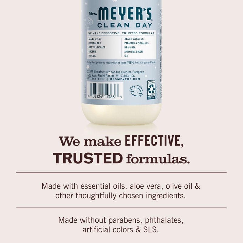 Mrs. Meyer’s Snowdrop Hand Soap 2 Pack - Moisturizing & Garden-Inspired Scent