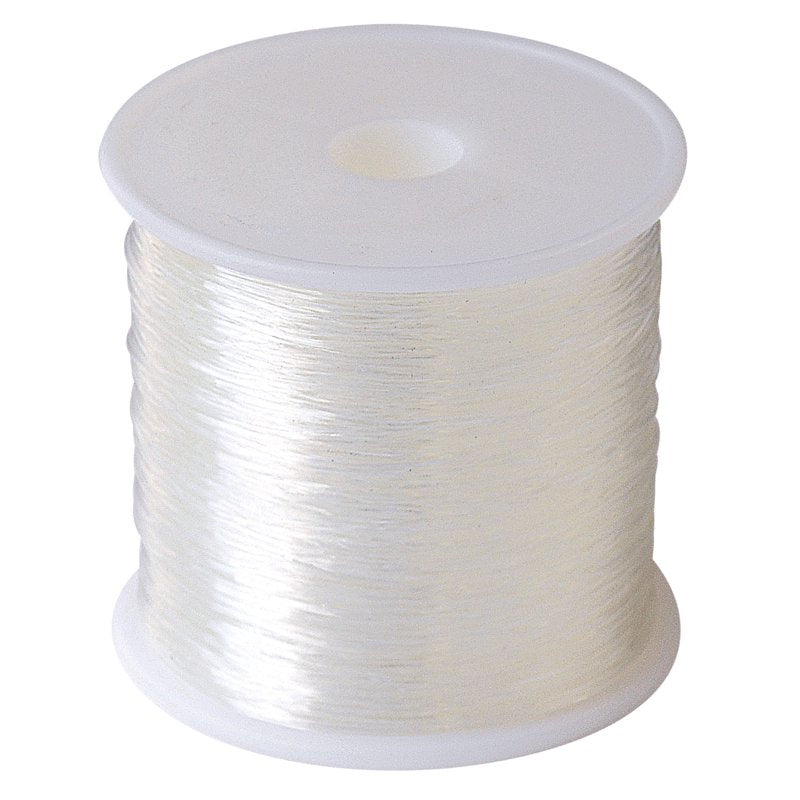 Elastic Bead Stretch Cord .7mm Clear 328 ft for Jewelry Making