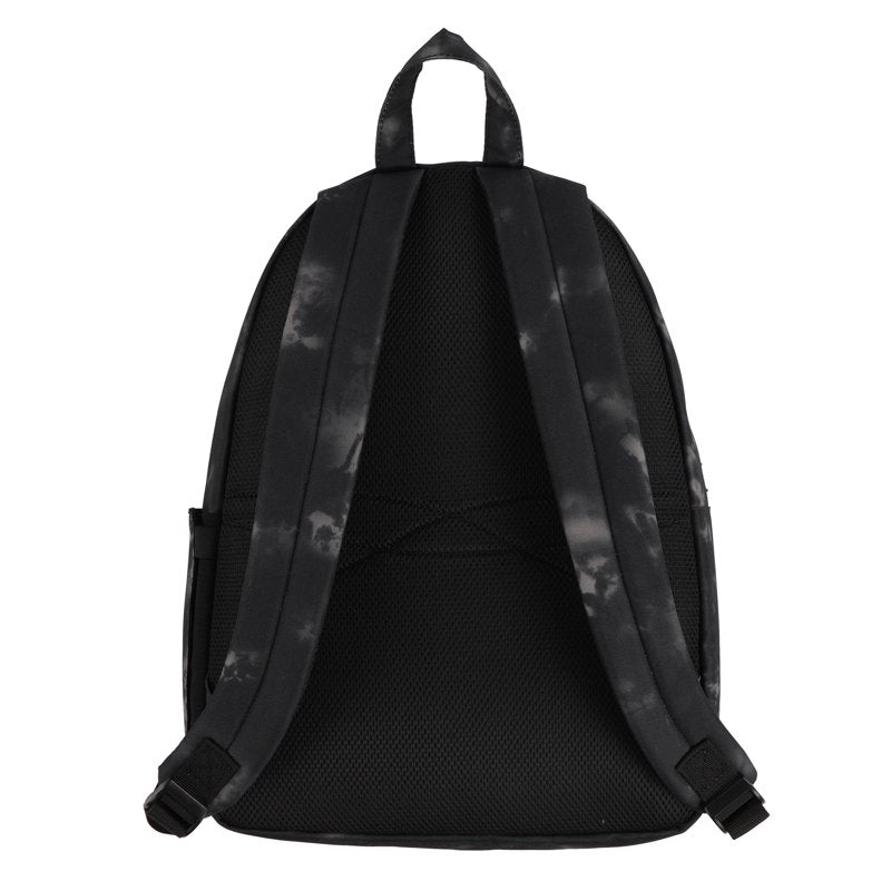 Unisex Tie Dye Varsity Patches Backpack 17-inch Dome Style School Bag