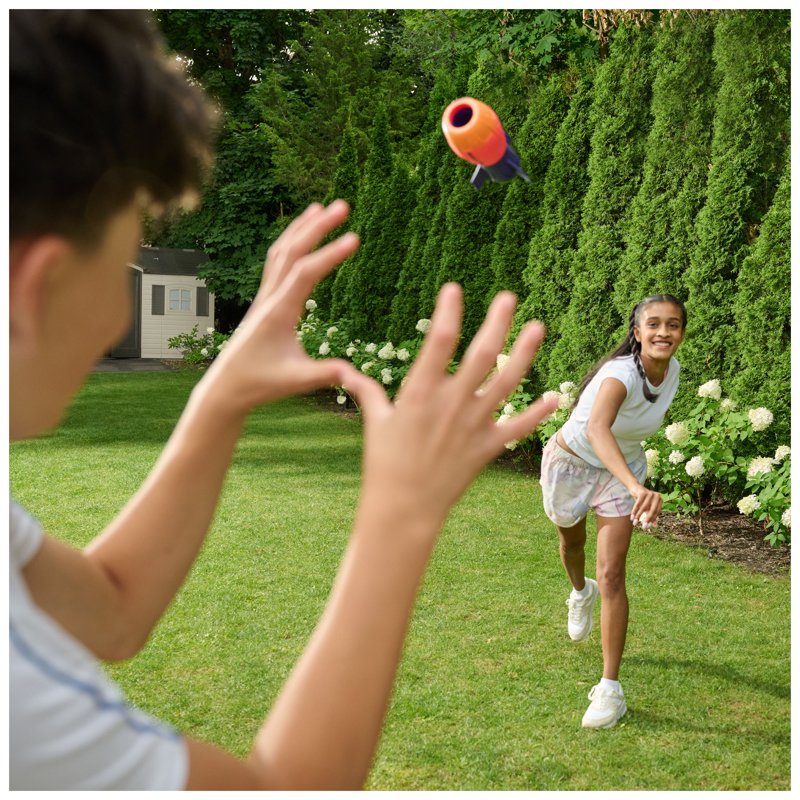 Aerobie Super Sonic Fin Catch Foam Throwing Football for Kids Ages 8+