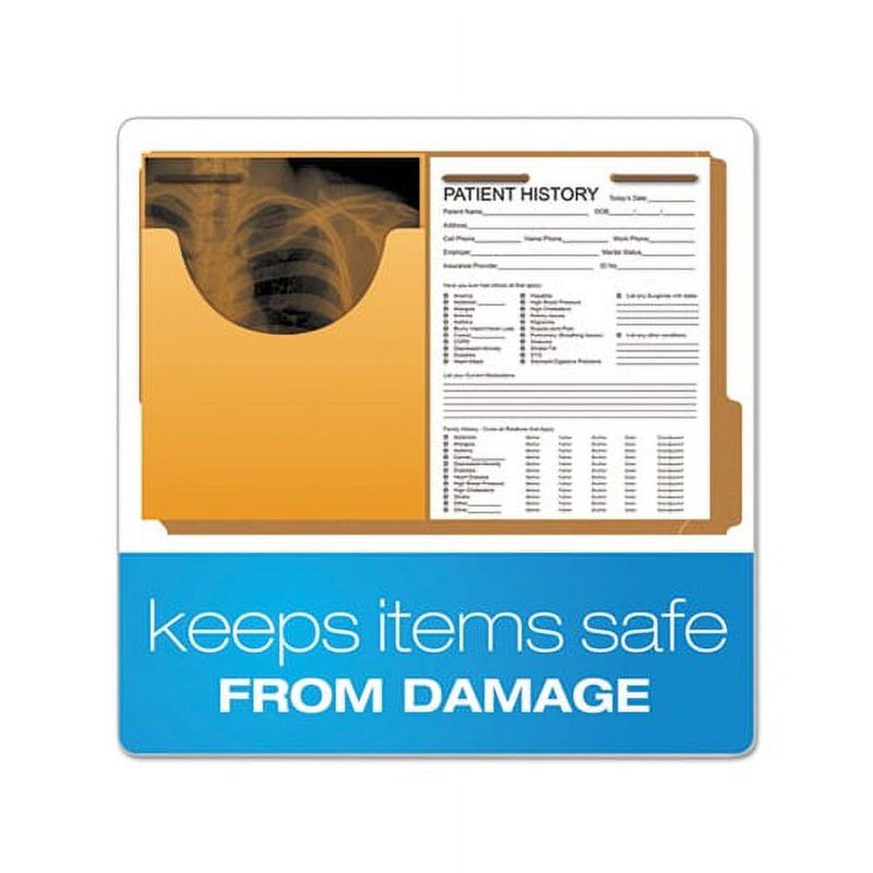 Expandable Document File Jackets Kraft Brown Letter & Legal Size 100 Pack