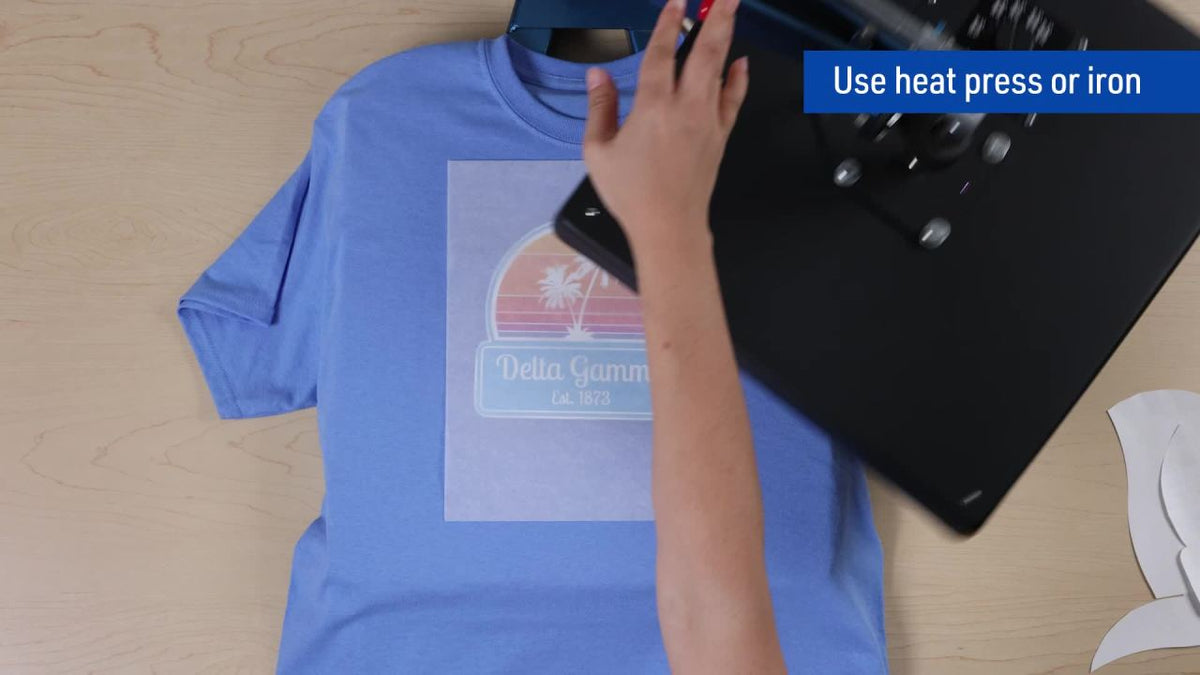 DIY Fabric Transfer Sheets for Dark Fabrics - Inkjet Iron-On Printing, 8.5" x 11", Pack Options