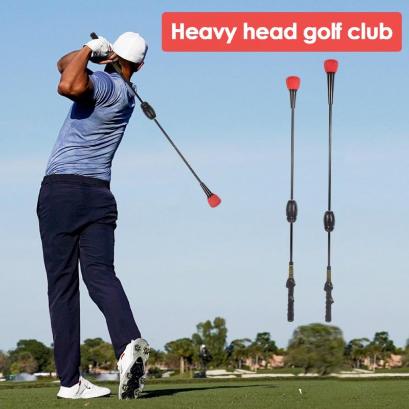 Power Stick Golf Swing Trainer - 37" Distance Training Aid to Increase Speed & Lag