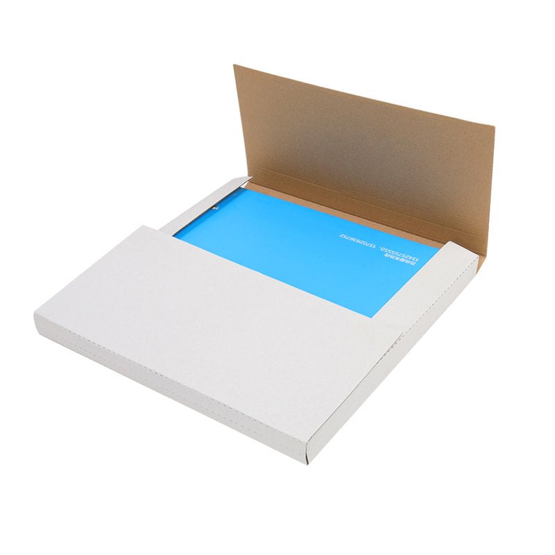 White Vinyl Record Mailer Boxes 25-Pack - Sturdy LP Shipping Envelopes