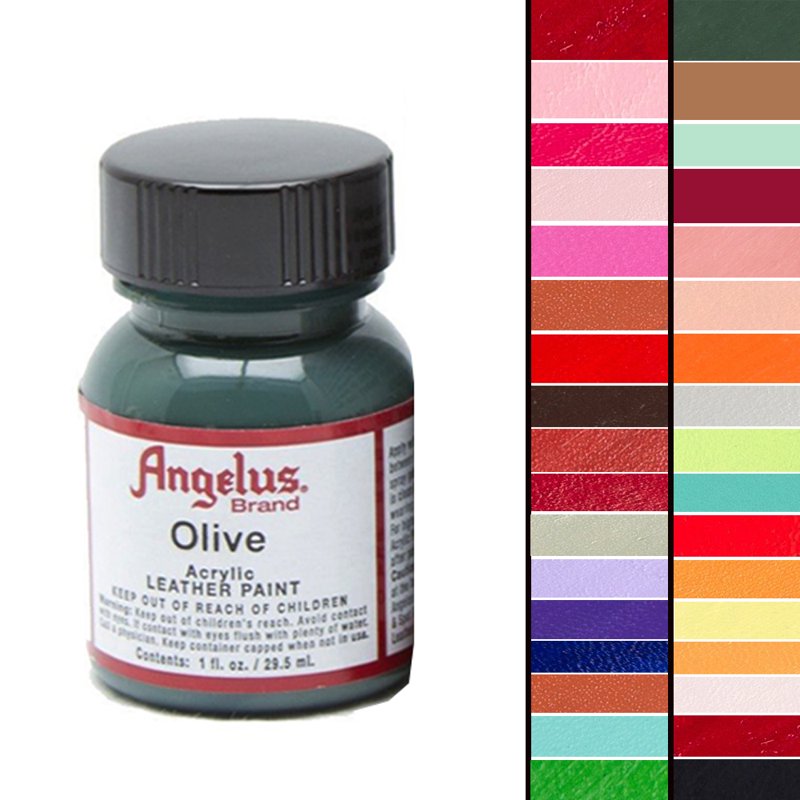 Leather Paint - Silver, Water-Based, Non-Toxic, 1 oz. for Shoes & Accessories