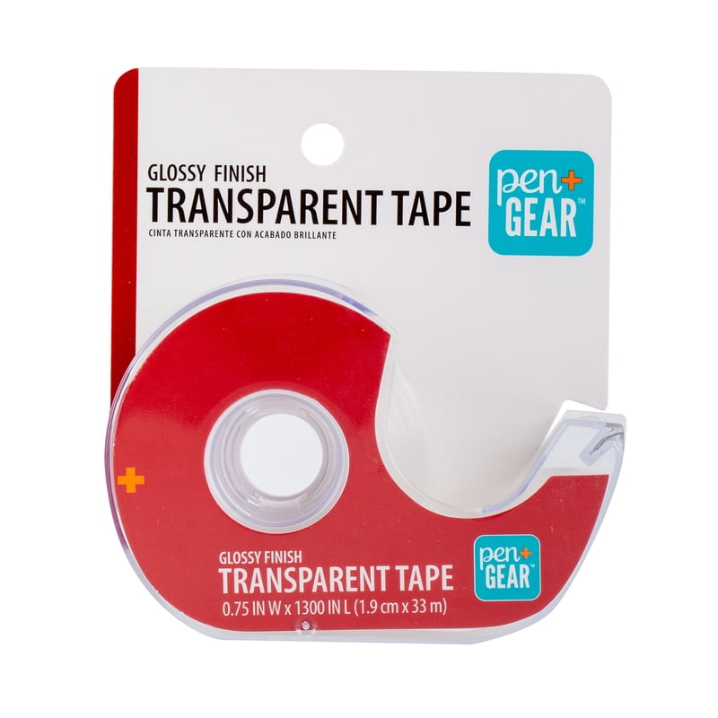 Bulk Transparent Office Tape 5 Pack, 0.75 Inch x 1300 Inch Clear Adhesive Tape