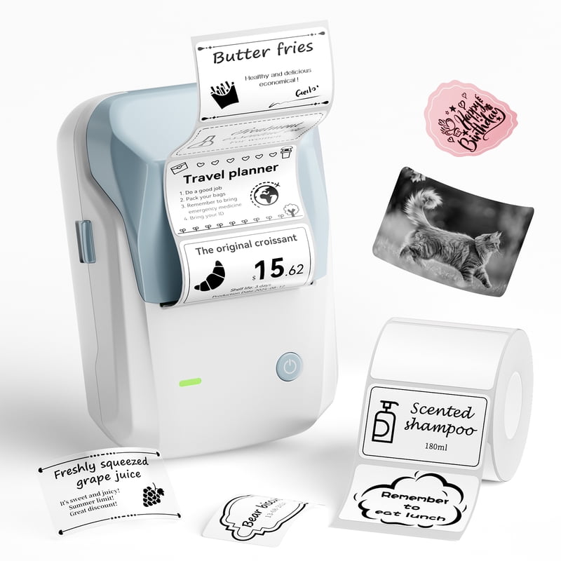 Bluetooth Label Maker 2 Inch Portable Printer for Office & Home Use