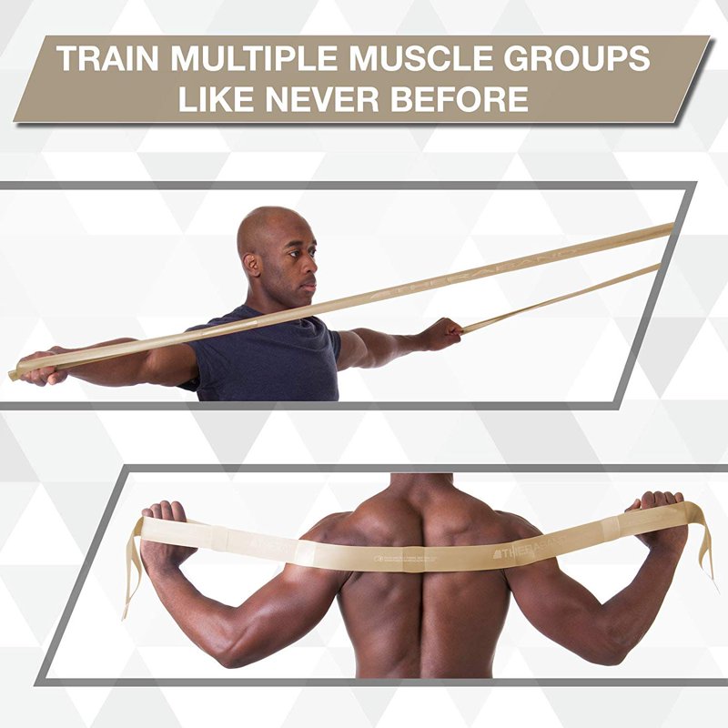 Resistance Loop Exercise Bands with Loops - Latex-Free, 5ft, Max Resistance