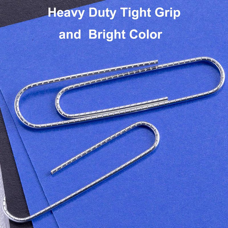 Large Silver Jumbo Paper Clips 2 Inch, Rust-Resistant Office Supplies