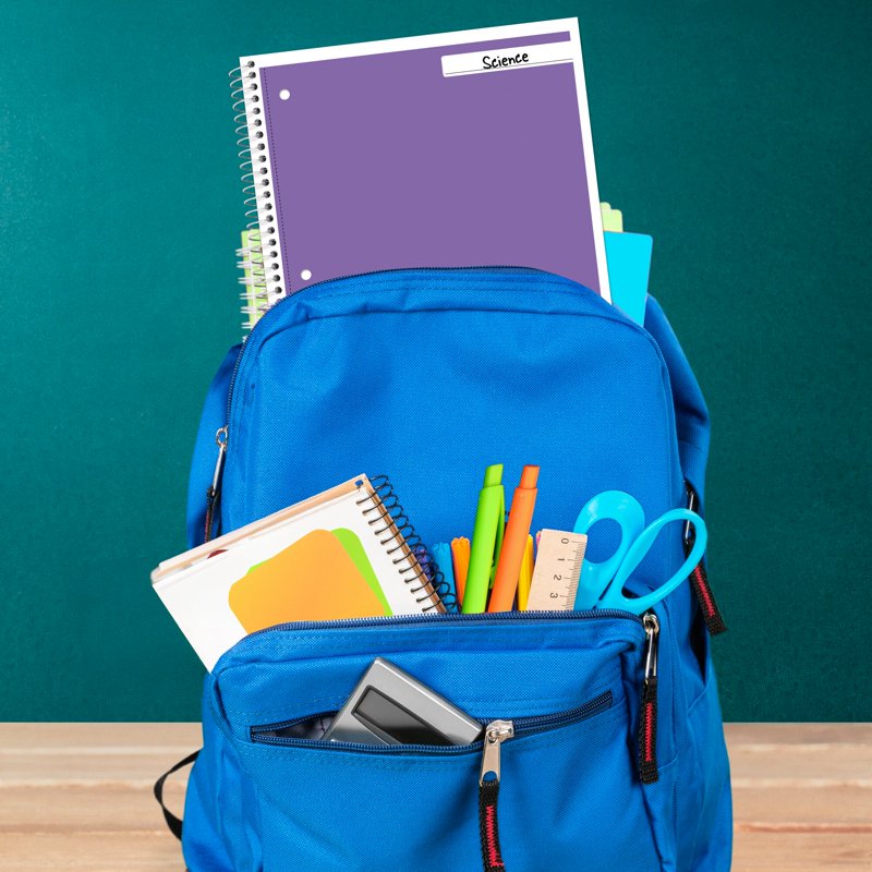 Spiral Notebook 1 Subject College Ruled 8 x 10.5 Inch 70 Sheets Pack of 6