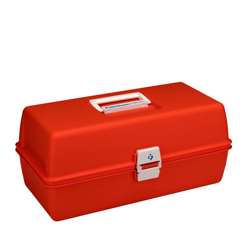 Portable First Aid Kit with 102 Components and Hard Plastic Case