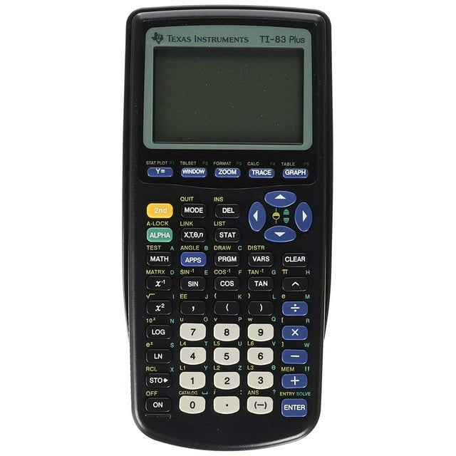 Pre-Owned Texas Instruments TI-83 Plus Graphing Calculator with Financial Functions for High School & College