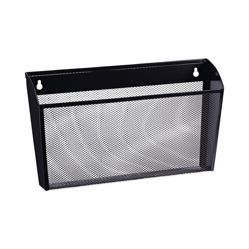 Mesh Wall File Organizer 3-Pack - Letter Size Black Office Storage