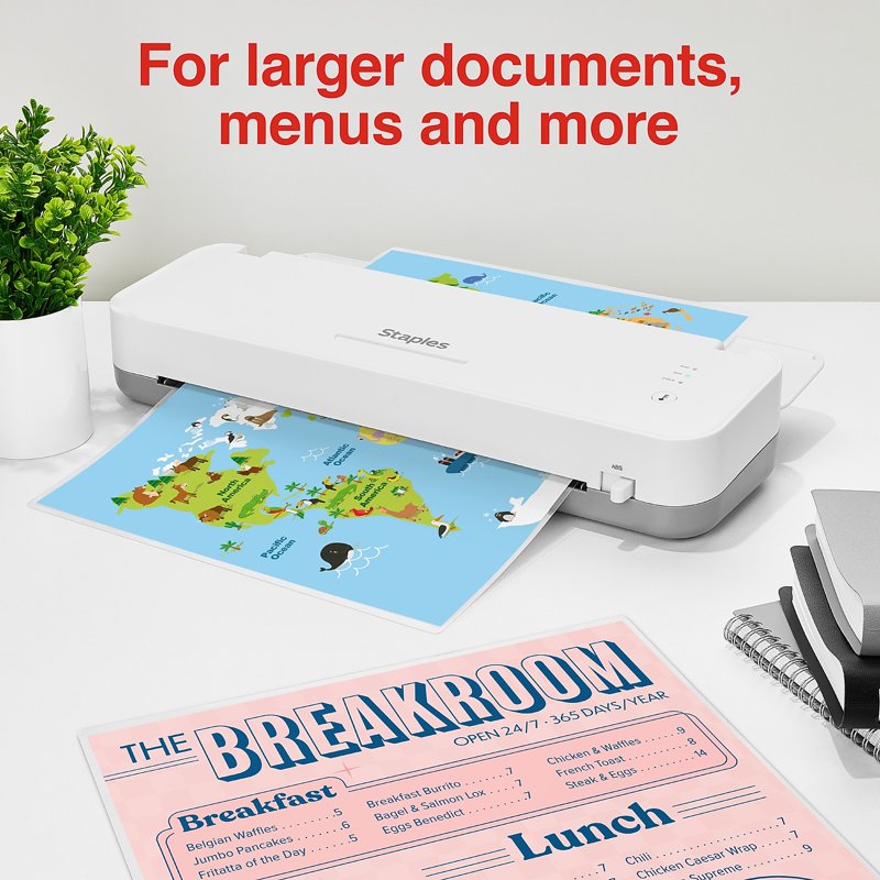 Thermal Laminating Pouches 12x18 Inches, 25-Pack - Clear, 3 Mil Thickness