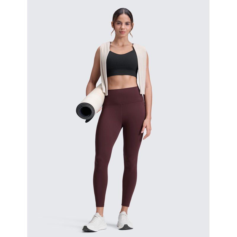 High-Waisted Workout Leggings with Pockets - Soft, Stretchy Yoga Pants for Activewear