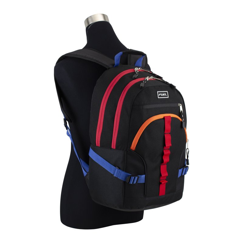 Unisex Multipocket Active Backpack with Large Capacity & Tech Storage