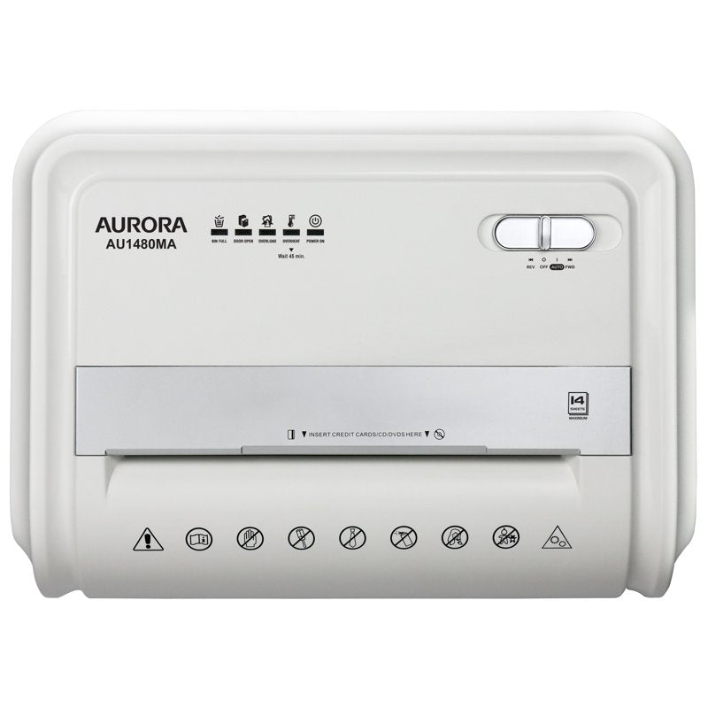 High-Security 14-Sheet Micro Cut Shredder with Anti-Jam & CD/DVD Destruction