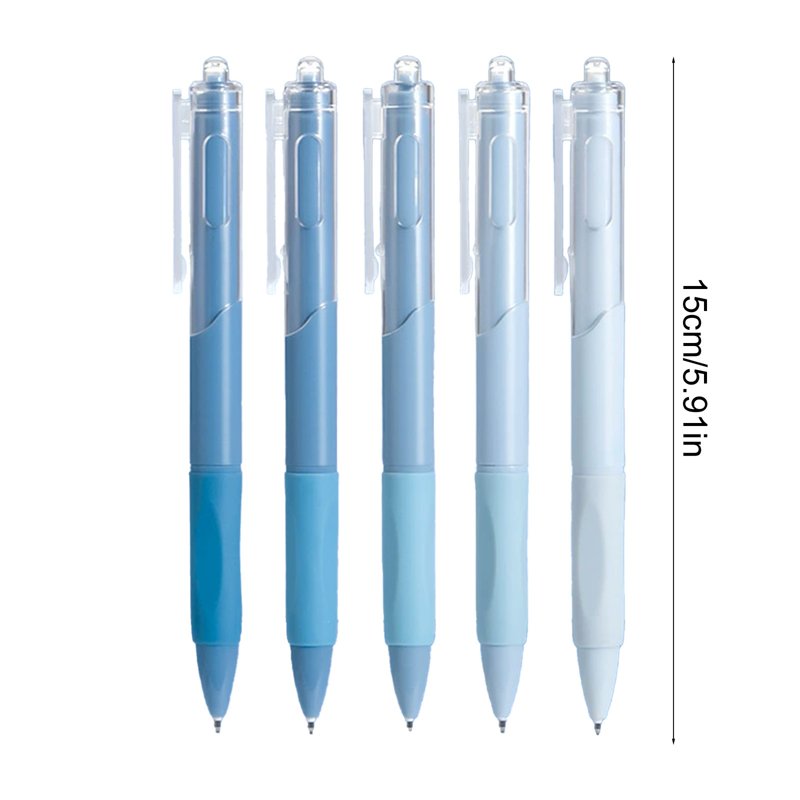 K Variation 5-Pack Multicolor Gel Pens with Quick-Dry Ink, Refills Included