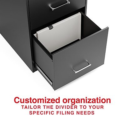 Vertical File Cabinet Drawer Dividers for Letter & Legal Files