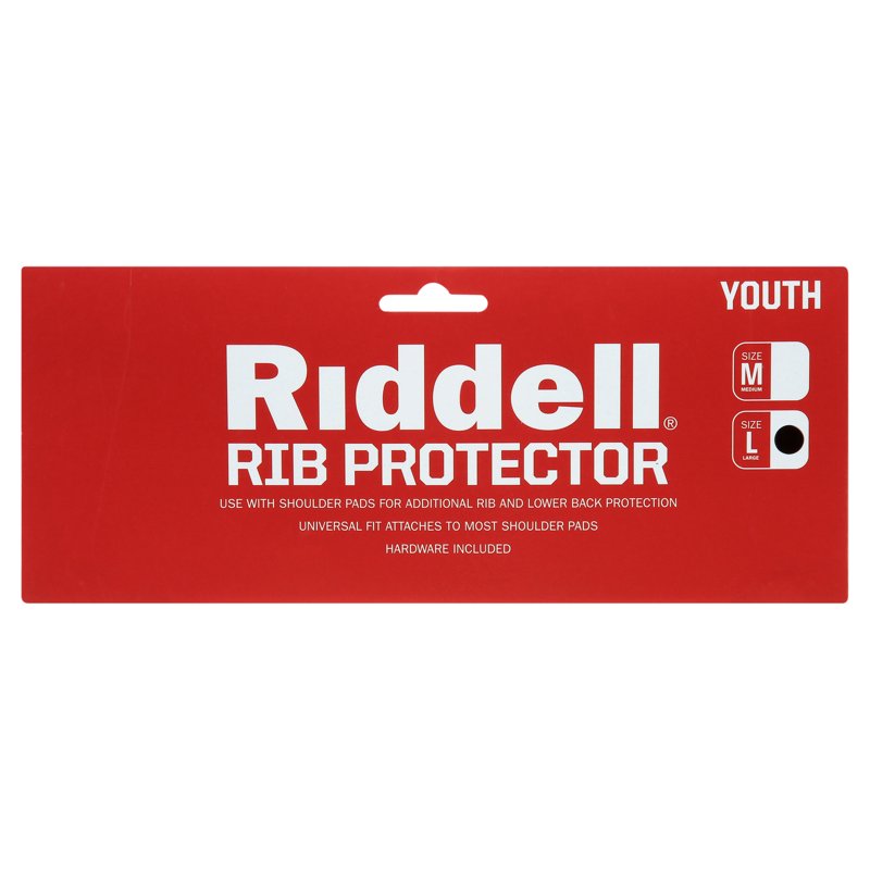 Youth Rib Protector Belt for Boxing & Martial Arts - Adjustable, Black, Large