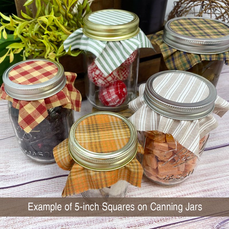 American Heritage Plaid Quilt Squares Charm Pack - 40 Premium Cotton Fabrics