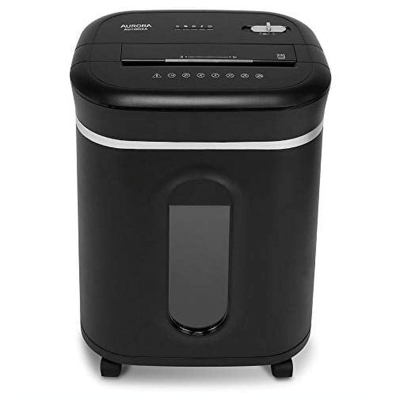 14-Sheet Crosscut Paper CD Credit Card Shredder with 6-Gallon Bin