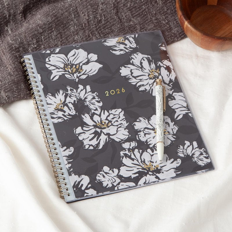 2026 Monthly Planner Calendar - 8x10 Durable Twin Wire Binding, Clear Pocket Cover