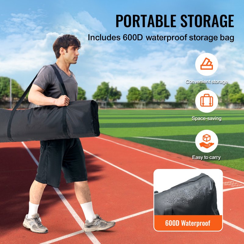 Portable Baseball & Softball Pitching Screen 7x4 ft Safety Net with Carry Bag