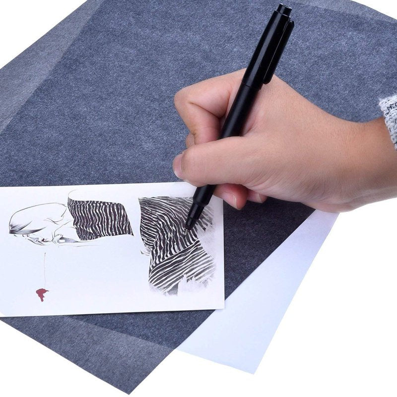 Graphite Transfer Paper Sheets 50 Pack 21x29.7cm for Art & Crafts
