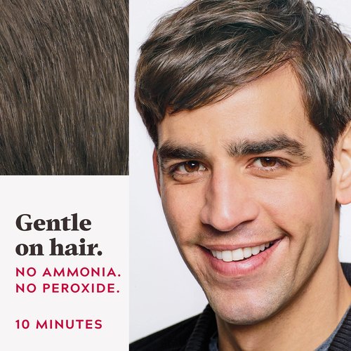 Just For Men Easy Comb-In Color Mens Hair Dye, Easy No Mix Application with Comb Applicator - Medium-Dark Brown, A-40, Pack of 1
