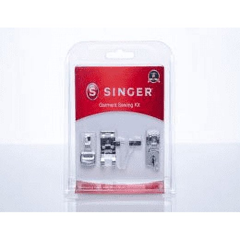 Garment Sewing Presser Foot Kit for Sewing Machines - Includes Gathering, Rolled Hem & Seam Guide