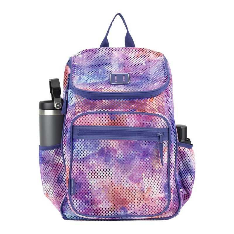 Mesh Backpack with Spacious Main Compartment & Hydration Pockets - Unisex Travel & School Bag