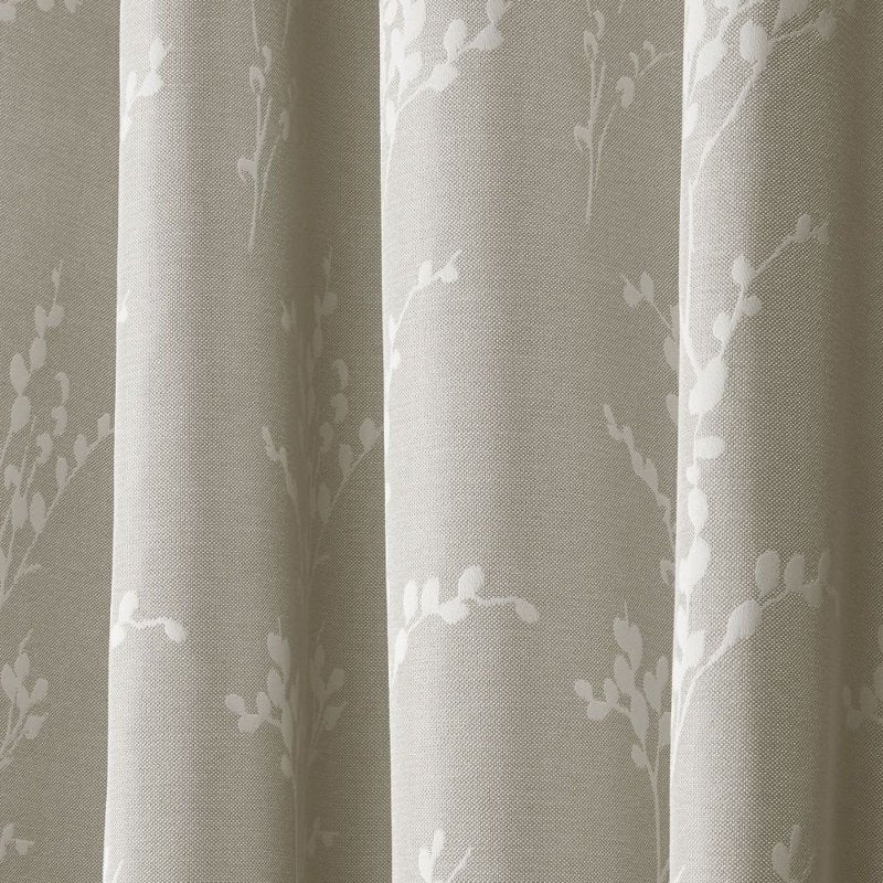 Room Darkening Grommet Top Curtain Panels - Modern Linen Look, 52x84