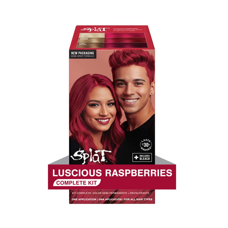 Semi-Permanent Hair Dye Kit with Bleach - Multiple Colors for Bold Hair Looks