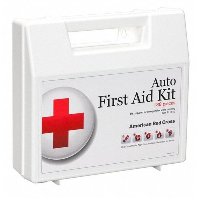 10-Person Plastic Bulk First Aid Kit with 138 Components for Emergency Use