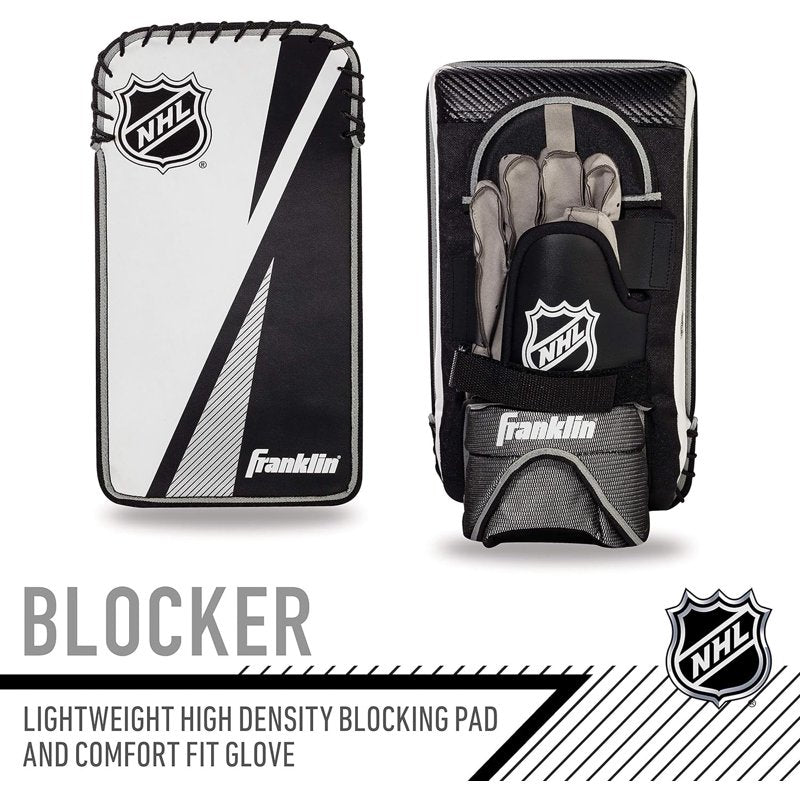 Street Hockey Goalie Equipment Set with Pads, Glove & Blocker