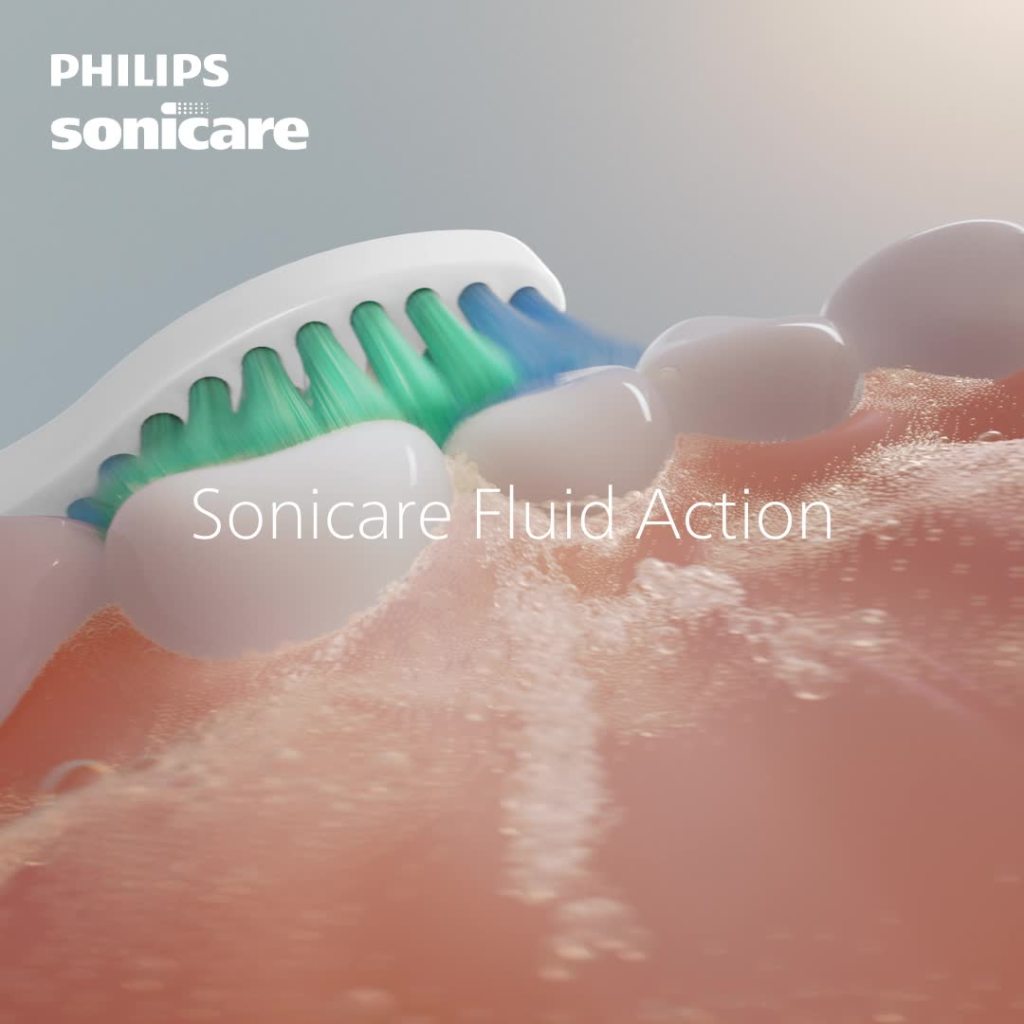 Electric Toothbrush Replacement Heads - Contoured Bristles for Philips Sonicare, 6 Pack