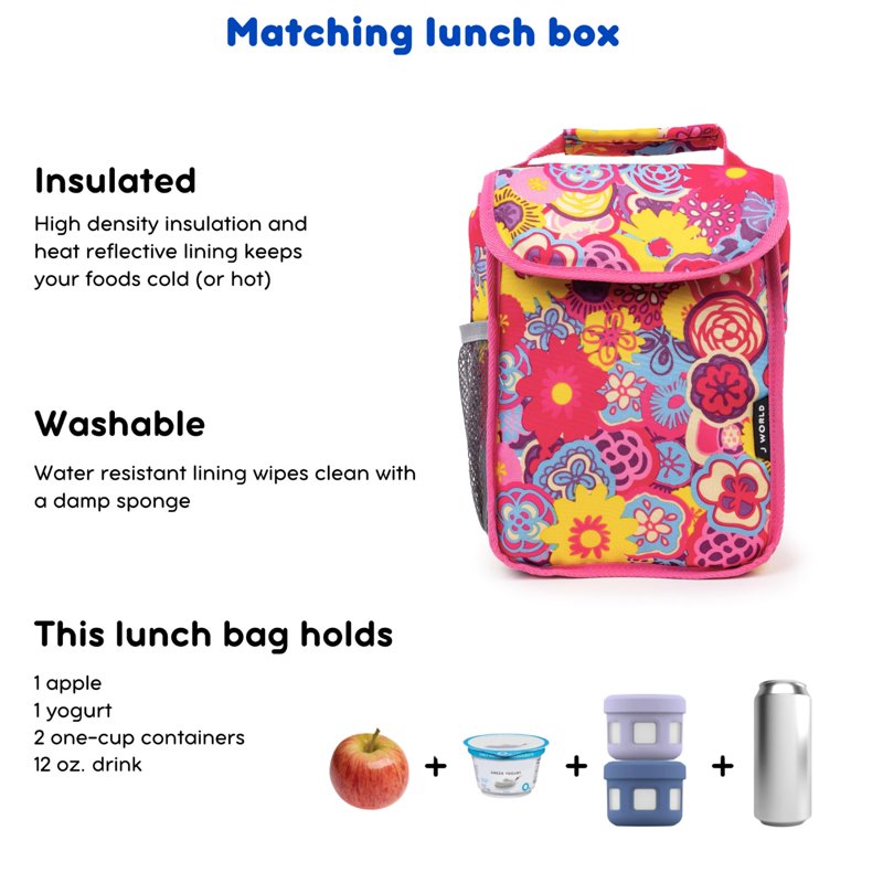 Kids Rolling Backpack with Insulated Lunch Bag - 16-Inch School & Travel Bag