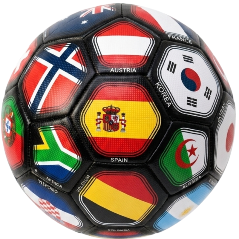 World Cup Flag PVC Soccer Ball - Size 4 & 5 | Icon Sports - Variation 5