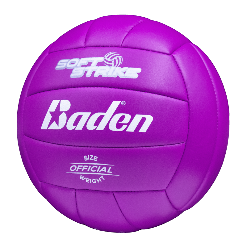 Baden Soft Strike Official Size Volleyball - Purple (Variation: Purple) Indoor/Outdoor