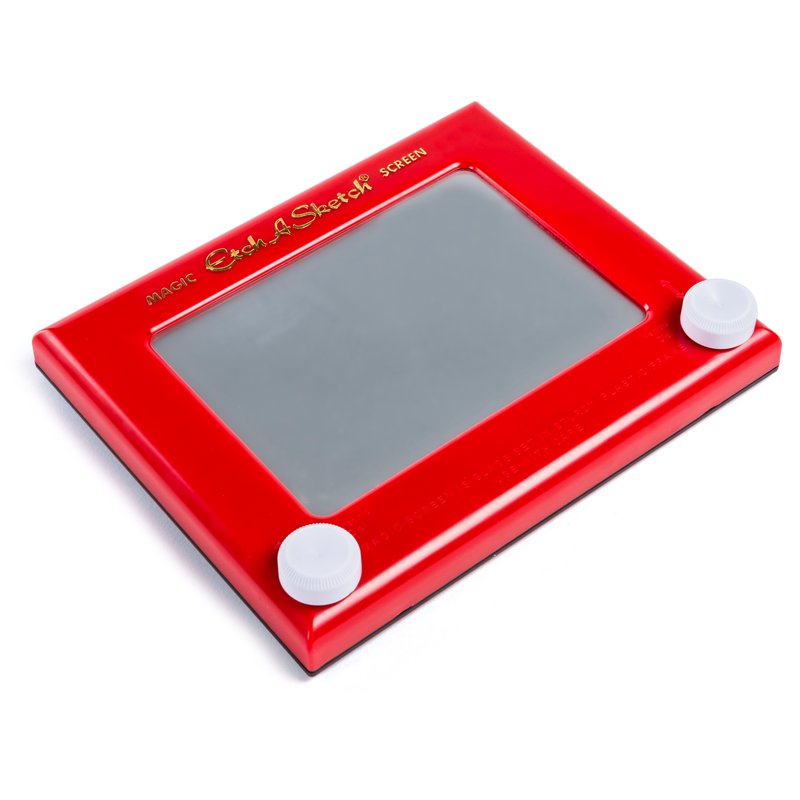 Classic Red Etch A Sketch Drawing Toy for Kids & Adults - Creative Screen Game